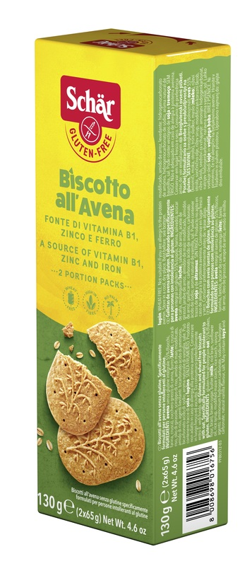SCHAR BISCOTTI ALL’AVENA 2X65G