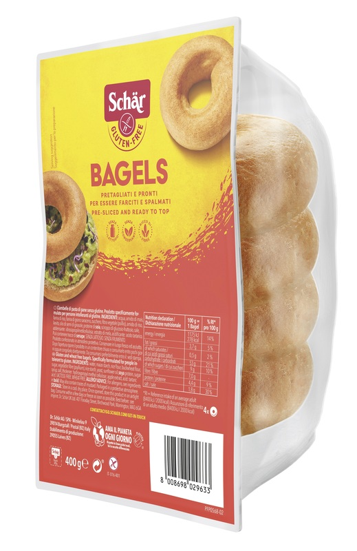 SCHAR BAGELS 4X100G