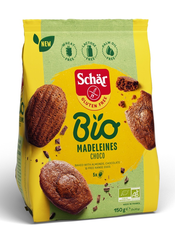 SCHAR BIO MADELEINES CHOCO 5PZ