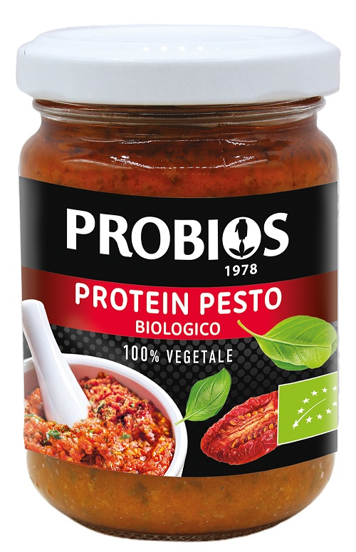 Pesto proteico ai pomodori secchi senza glutine – Probios | Probios