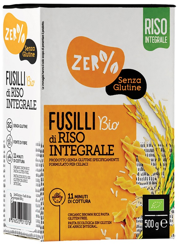 Zer% Glutine Fusilli Riso Inte