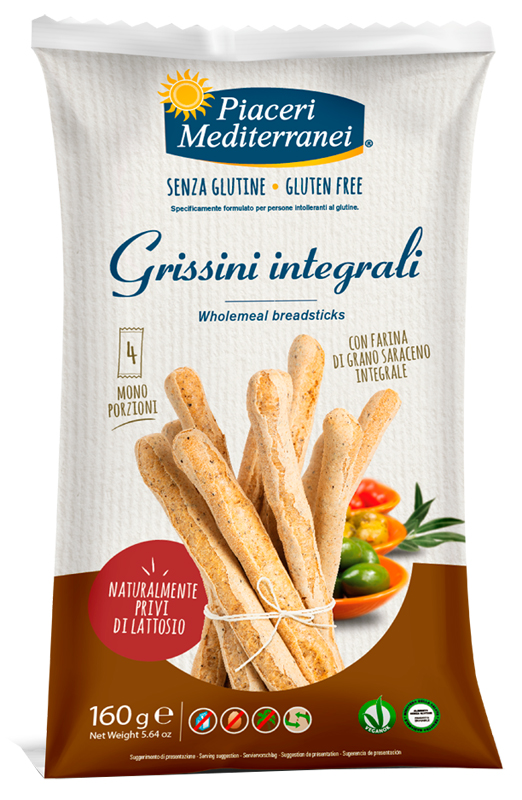 Piaceri Medit Grissini Int160g